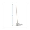 Boardwalk 48 in L Deck Mop, White, Cotton, PK6 BWK112C